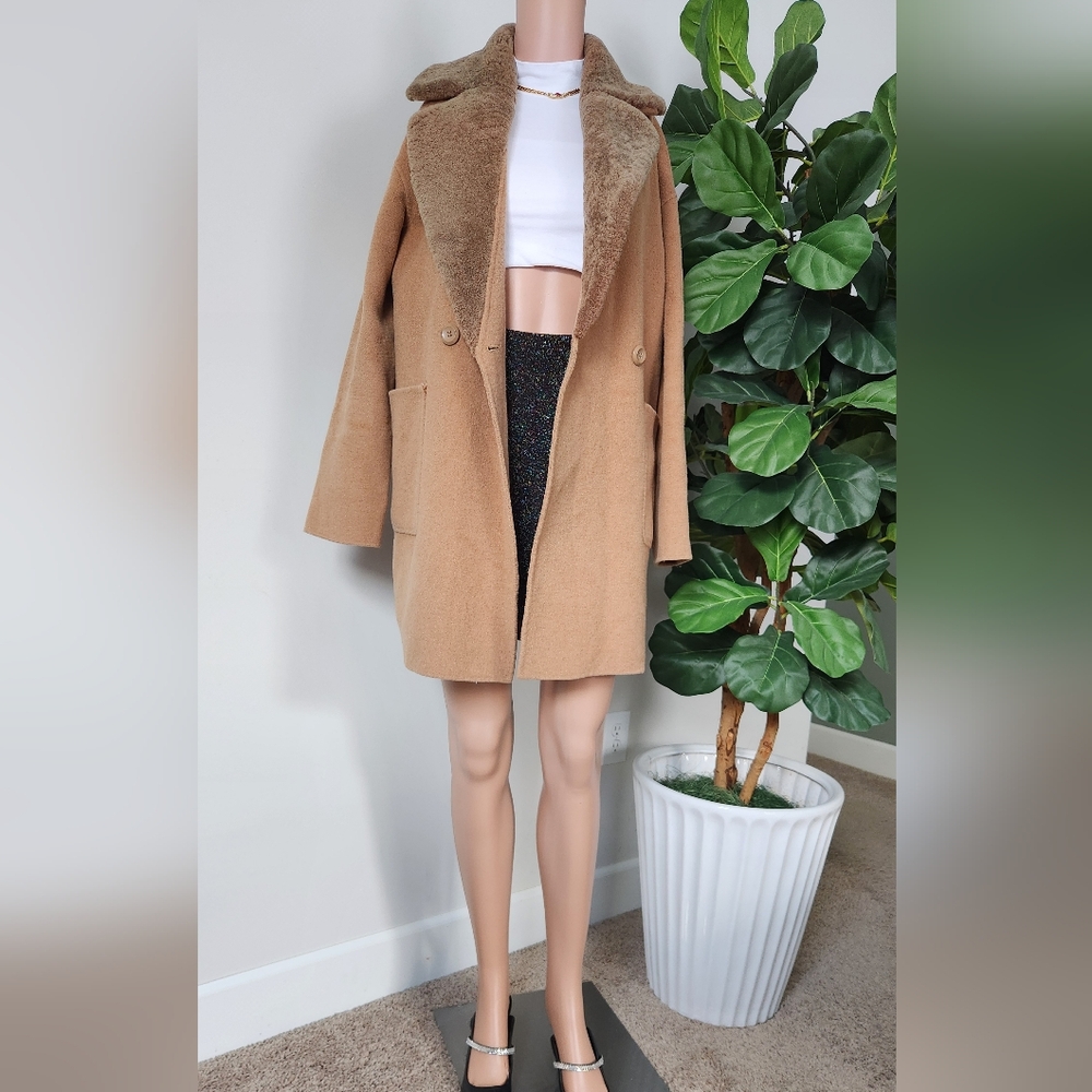 Chic Tan Overcoat